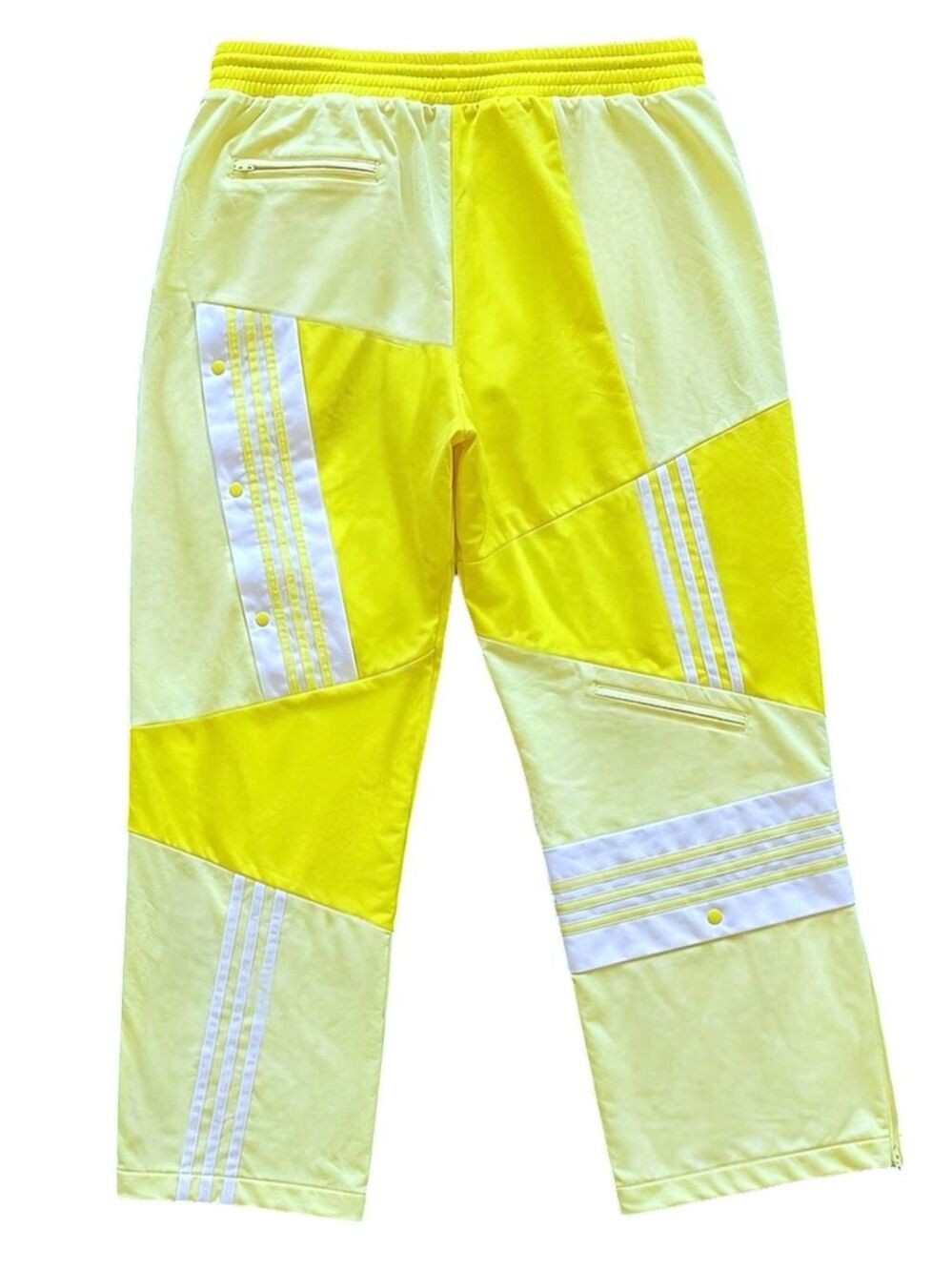 Adidas x Daniëlle Cathari Wide Leg Deconstructed Patchwork Track Pants Yellow 3X - Picture 11 of 16